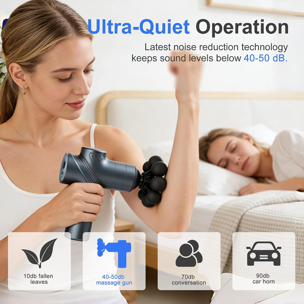 Mini Massage Gun Deep Tissue, Portable Muscle Massager