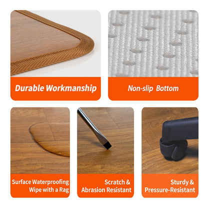 Heated Foot Mat Under Desk, Adjustable Temperature Foot Warmer