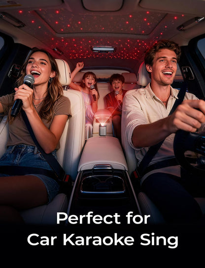 LISEN Retractable Car Charger, 84W Car Charger USB C Fast Charge,4 in 1