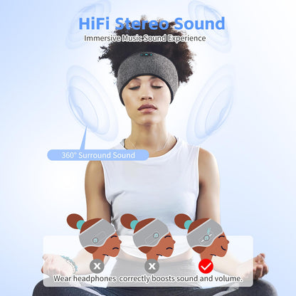 Sleep Headphones Bluetooth Headband for Side Sleepers