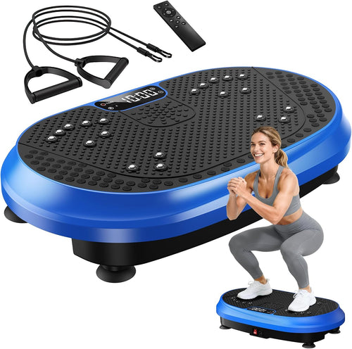 HVX Vibration Plate Exercise Machine 450 lbs Capacity Lymphatic Drainage