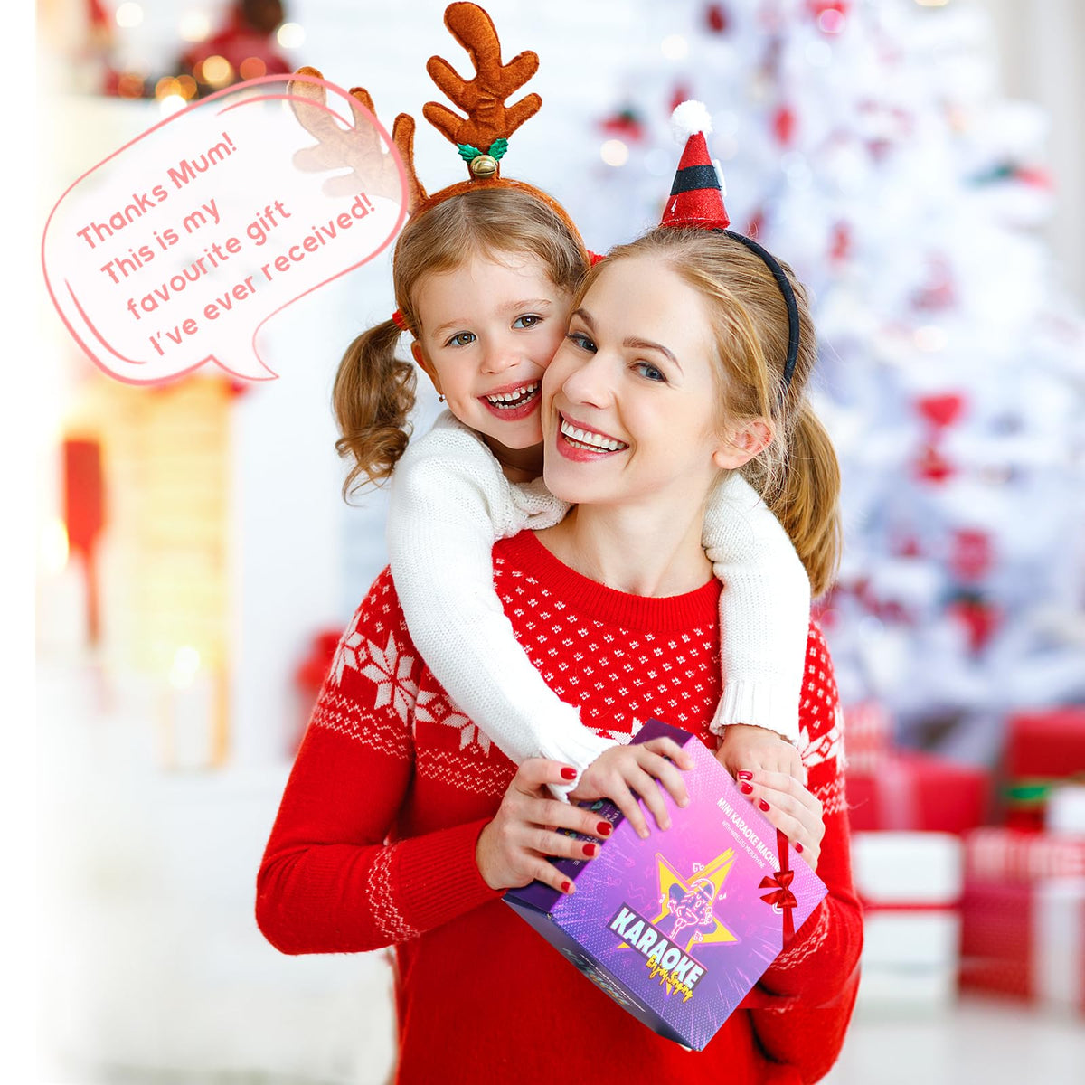 YLL Karaoke Machine for Kids, Birthday Gifts for Girls 3 4 5 6 7+Years Old