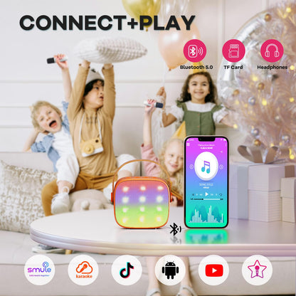 YLL Karaoke Machine for Kids, Birthday Gifts for Girls 3 4 5 6 7+Years Old