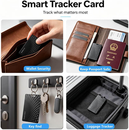 Wallet Tracker Card 2 Pack, Bluetooth Item Finder for iOS & Android