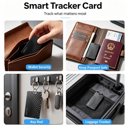 Wallet Tracker Card 2 Pack, Bluetooth Item Finder for iOS & Android