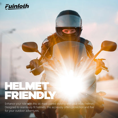 Fuinloth Balaclava Ski Mask, Motorcycle Summer Thin Cooling UV Protection