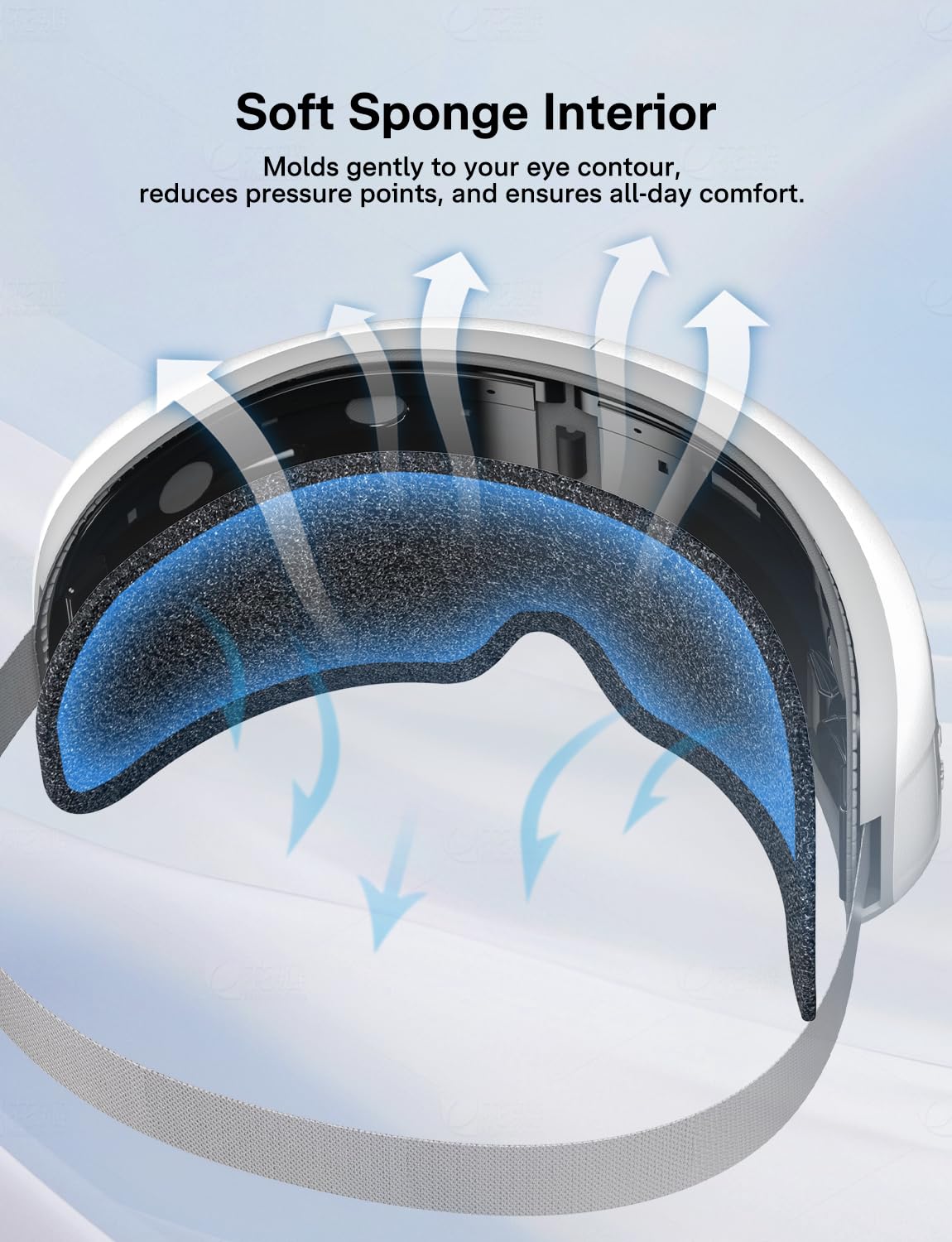 Eye Massager with Heat & Bluetooth Music, Heated Eye Mask