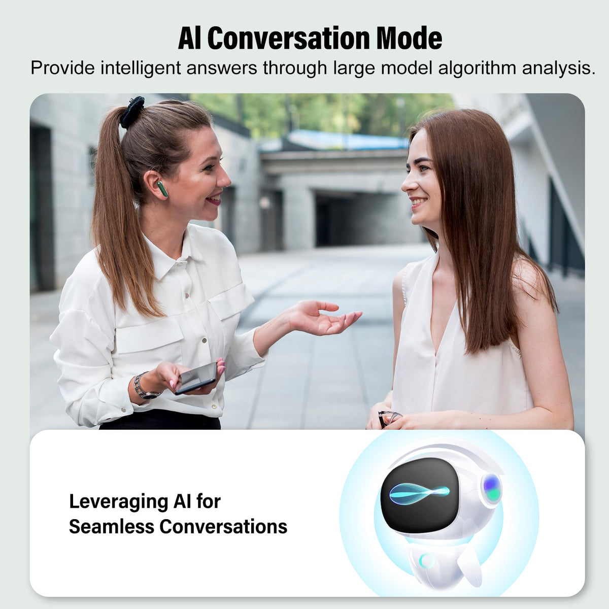 AI Language Translation Earbuds, 3-in-1 Translator Earbuds Real Time