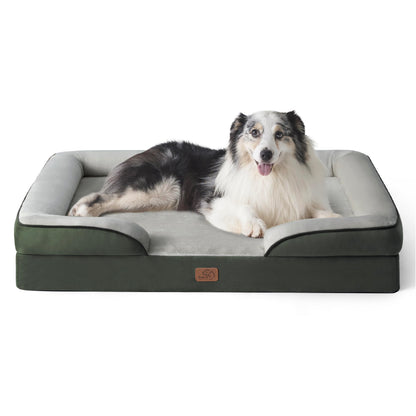 Orthopedic Dog Bed for Large Dogs, Washable Cover