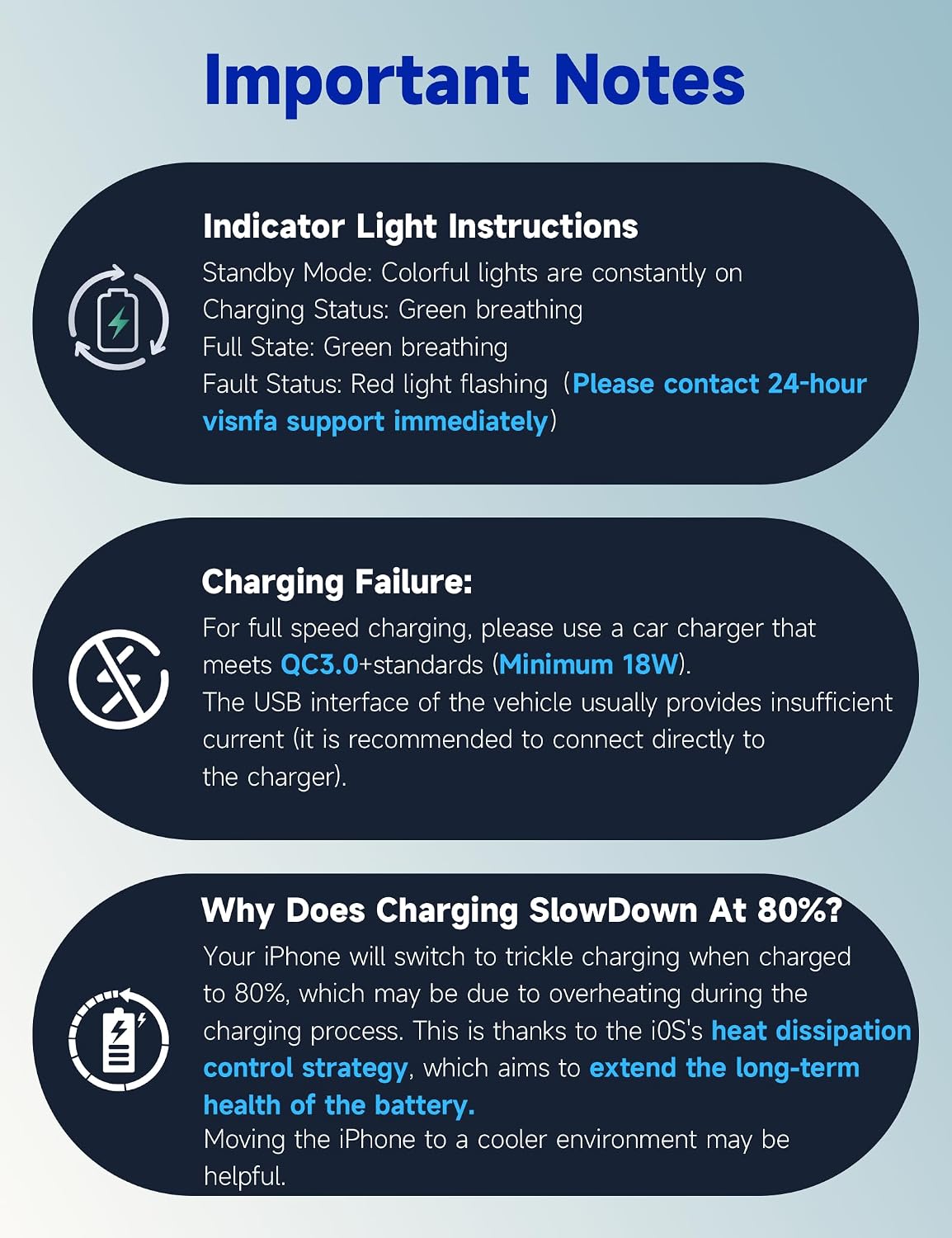 15W Magsafe Car Mount Charger, Faster Charging Wireless Car Charger