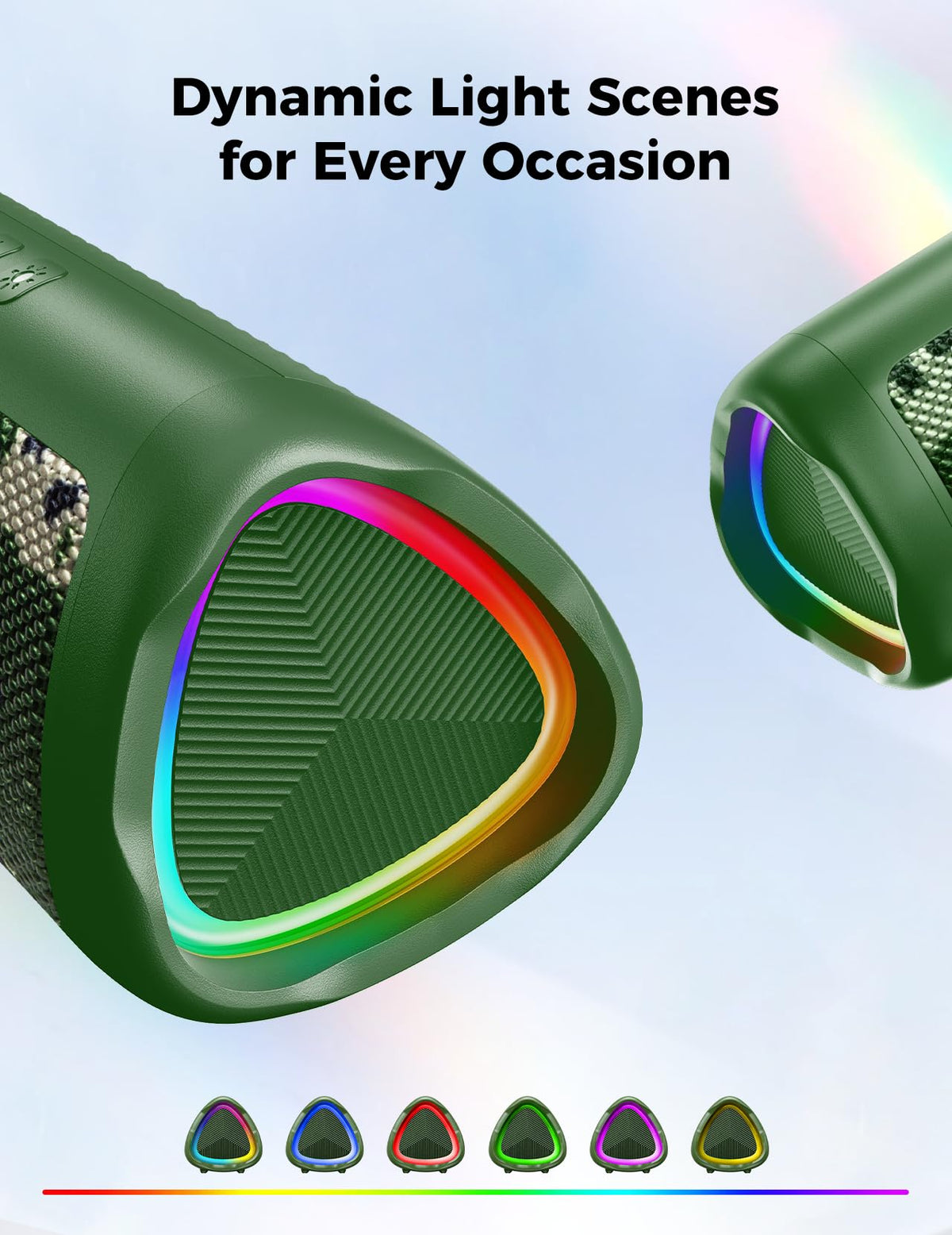 Portable Bluetooth Speaker 20W, IPX5 Waterproof, 24H Playtime