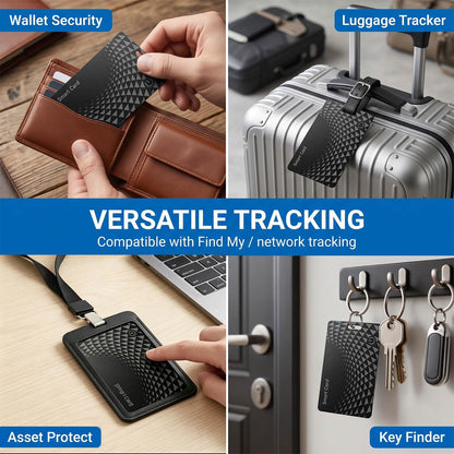 Wallet Tracker Card 2 Pack, Bluetooth Item Finder for iOS & Android
