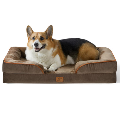 Orthopedic Dog Bed for Large Dogs, Washable Cover