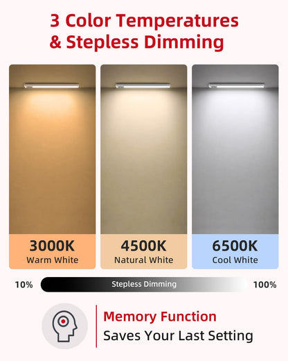 Under Cabinet Lighting 6 Pack, Rechargeable Motion Sensor Closet Lights