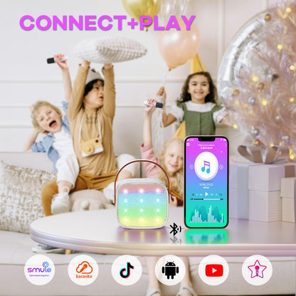 YLL Karaoke Machine for Kids, Birthday Gifts for Girls 3 4 5 6 7+Years Old