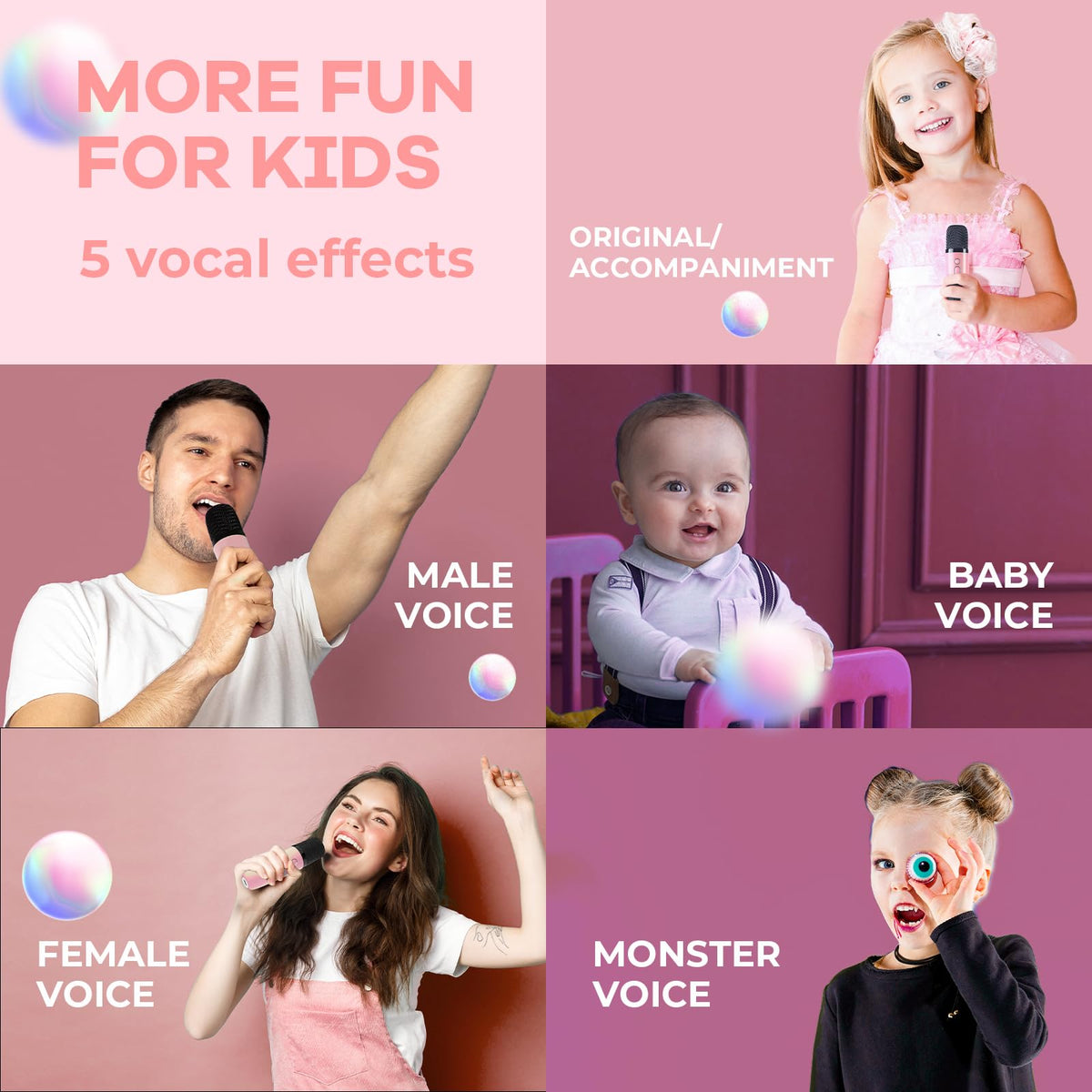 YLL Karaoke Machine for Kids, Birthday Gifts for Girls 3 4 5 6 7+Years Old