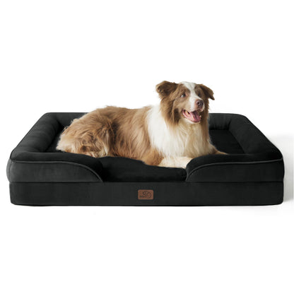 Orthopedic Dog Bed for Large Dogs, Washable Cover