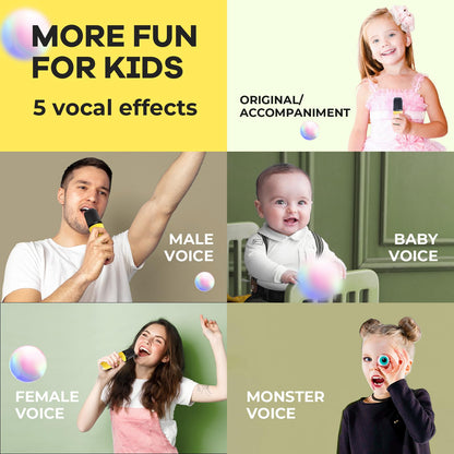 YLL Karaoke Machine for Kids, Birthday Gifts for Girls 3 4 5 6 7+Years Old