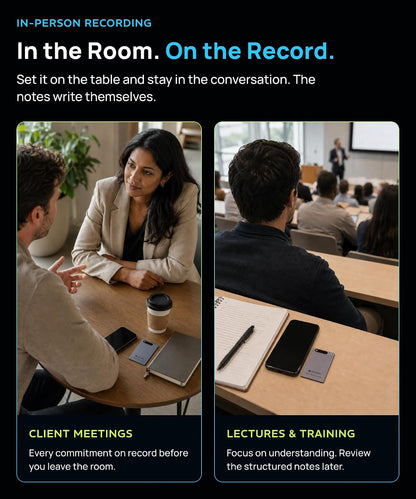 AI Voice Recorder & Note Taker with Transcription