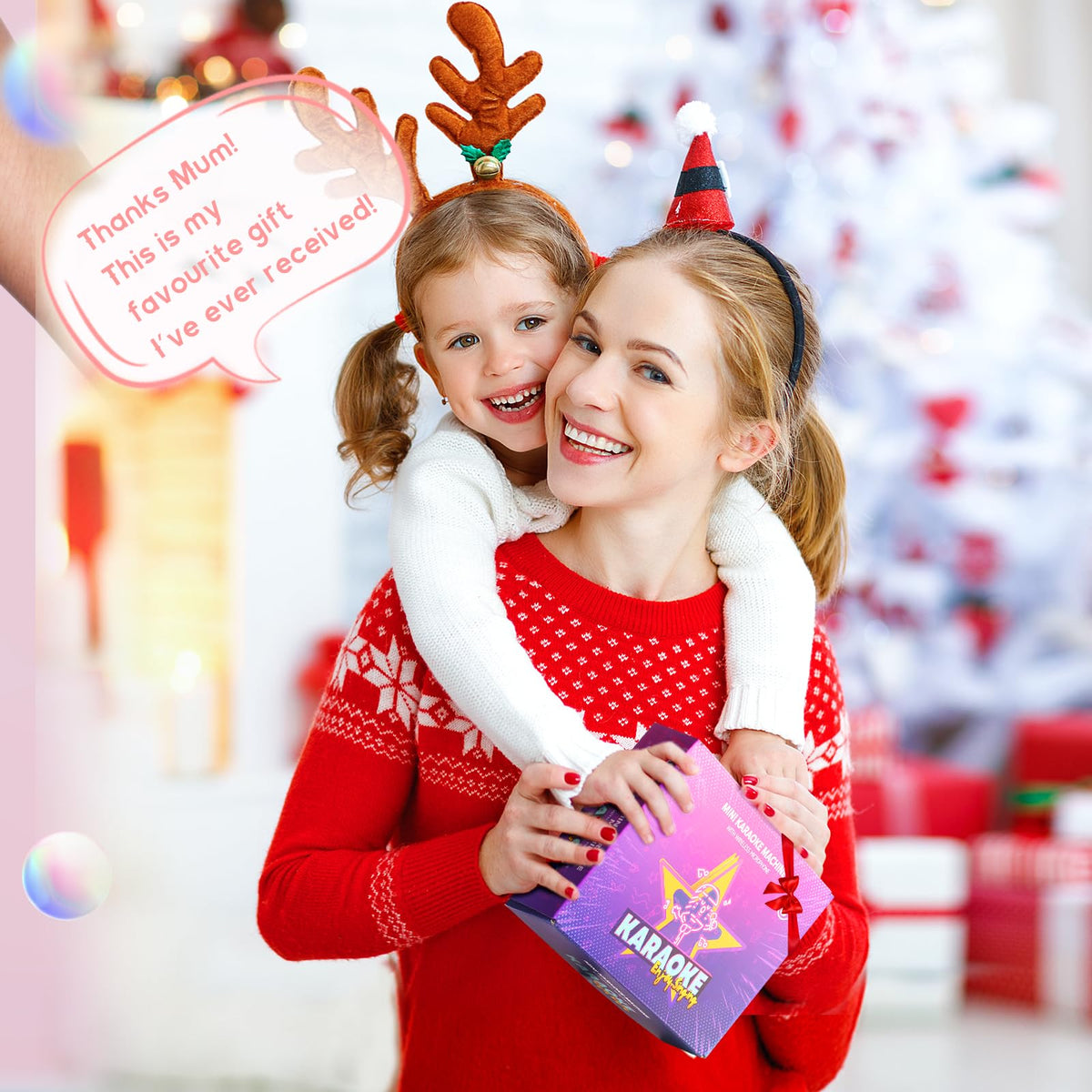YLL Karaoke Machine for Kids, Birthday Gifts for Girls 3 4 5 6 7+Years Old