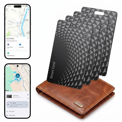 Wallet Tracker Card 2 Pack, Bluetooth Item Finder for iOS & Android