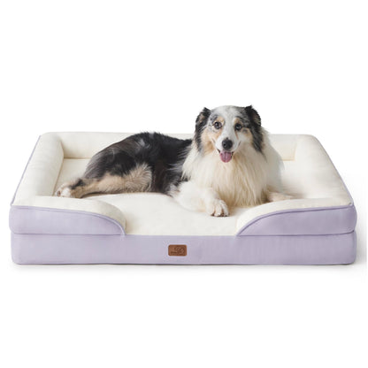 Orthopedic Dog Bed for Large Dogs, Washable Cover