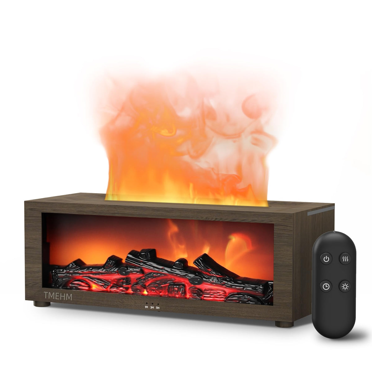 Flame Diffuser Humidifier, Essential Oil Diffuser with Fireplace Effect