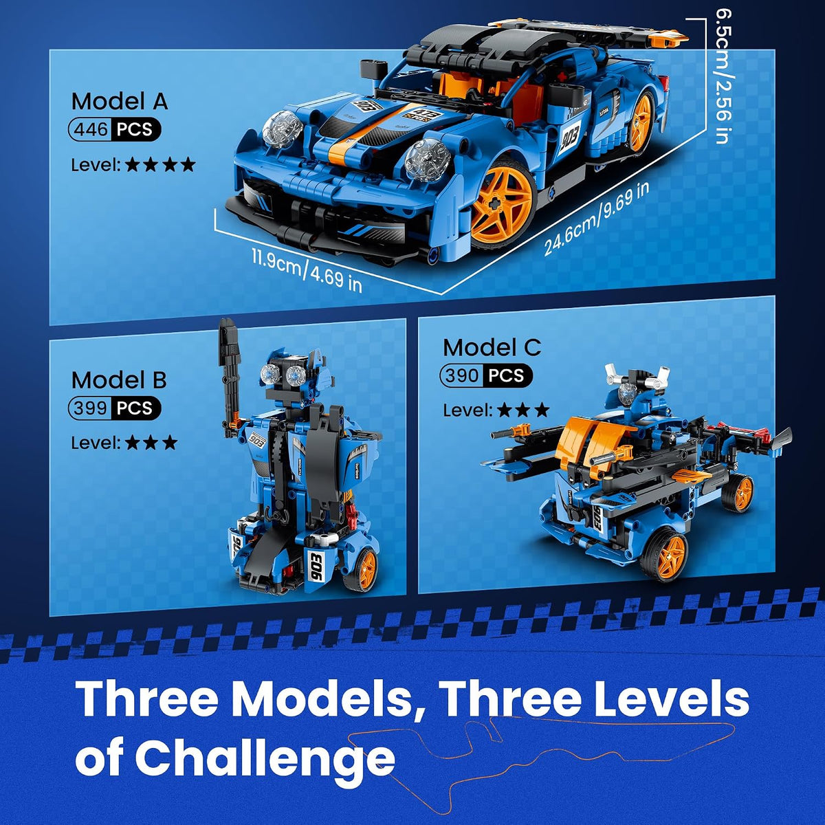 Sillbird Car Robot Building Kit with Remote Control STEM Gifts for Boys 8+