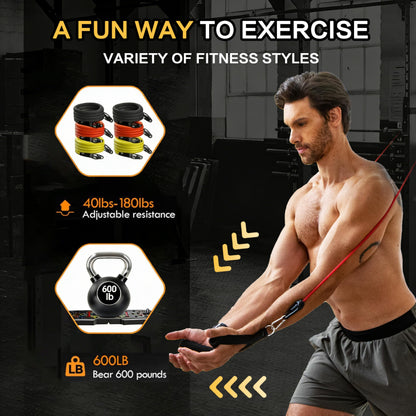 Upgraded Push Up Board,36 in 1 Home Gym Equipment with Ab Roller Wheel & Resistance Bands, Portable Foldable Workout Board for Full Body Strength Training Men Women,Gift for Boyfriend