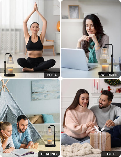 Candle Warmer Lamp with Timer, Electric Candle Lamp Home Decor