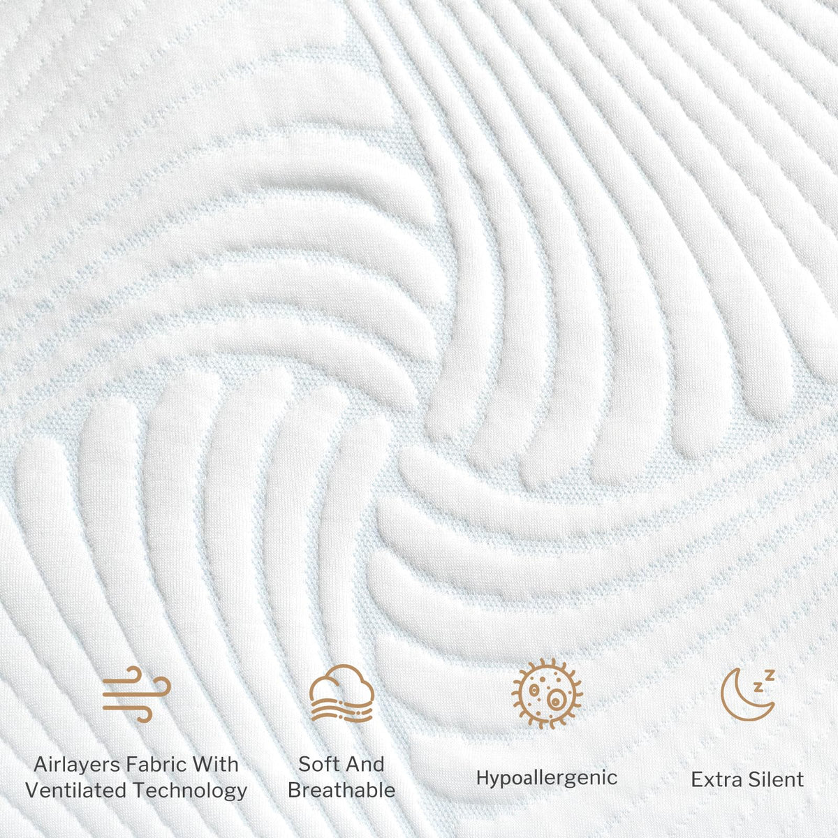 Heated Mattress Pad Queen, 3D Air Fabric, Preheat & Memory for Cold Winter