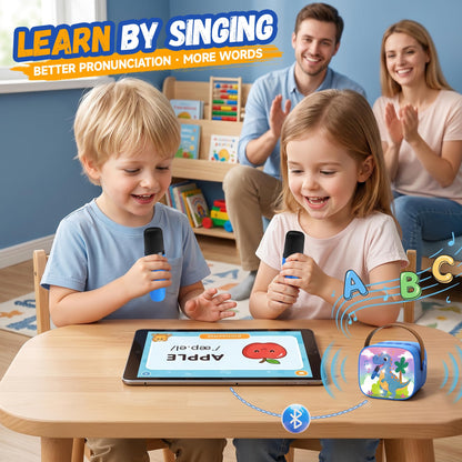 YLL Karaoke Machine for Kids, Birthday Gifts for Girls 3 4 5 6 7+Years Old
