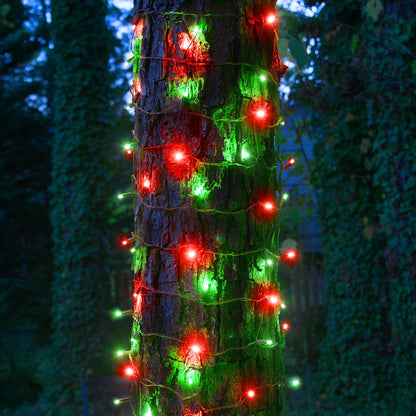 Multicolor Christmas String Lights 164ft, 2000 LED, 8 Modes, Waterproof