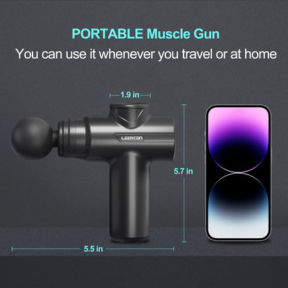 Mini Massage Gun Deep Tissue, Portable Muscle Massager