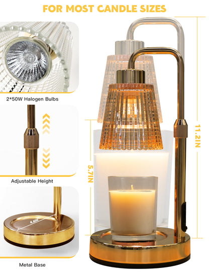 Candle Warmer Lamp with Timer, Electric Candle Lamp Home Decor