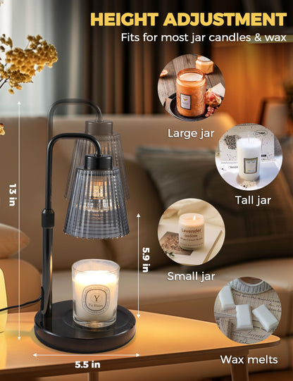 Candle Warmer Lamp with Timer, Electric Candle Lamp Home Decor