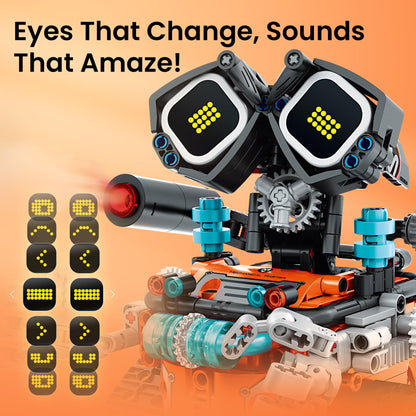Sillbird STEM Robot Building Kit with Remote Control Gifts for Boys 8-14