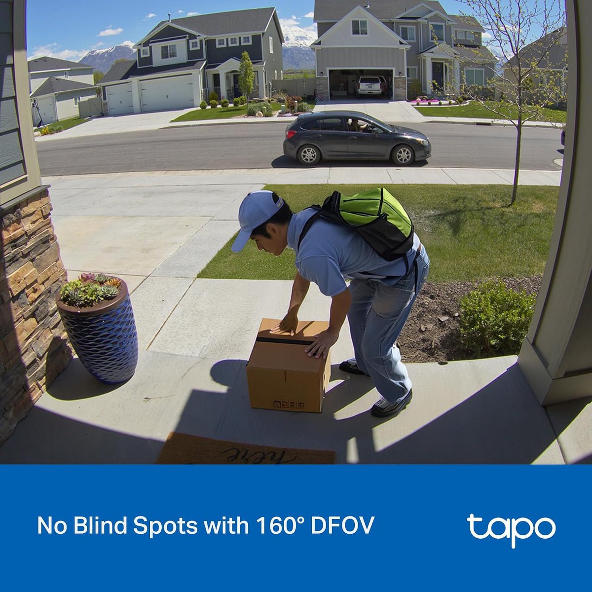 Wireless Video Doorbell Camera 2K, 160° Ultra Wide View