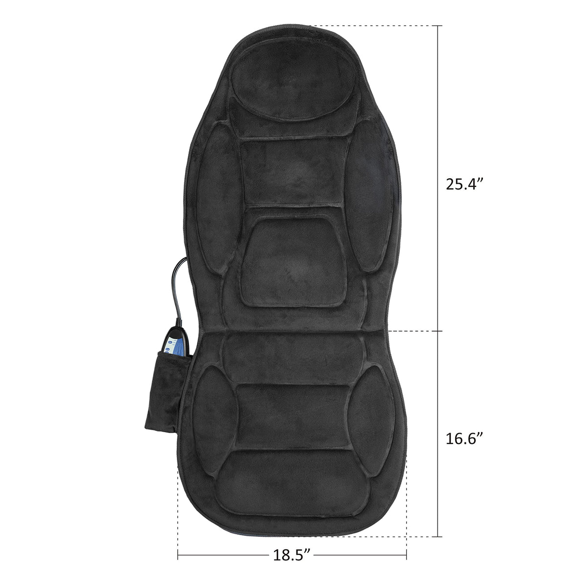 Back Massager with Heat, Vibration Massage Chair Pad Seat Cushion