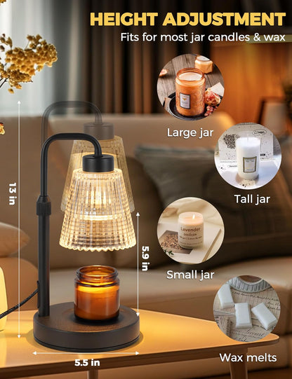 Candle Warmer Lamp with Timer, Electric Candle Lamp Home Decor