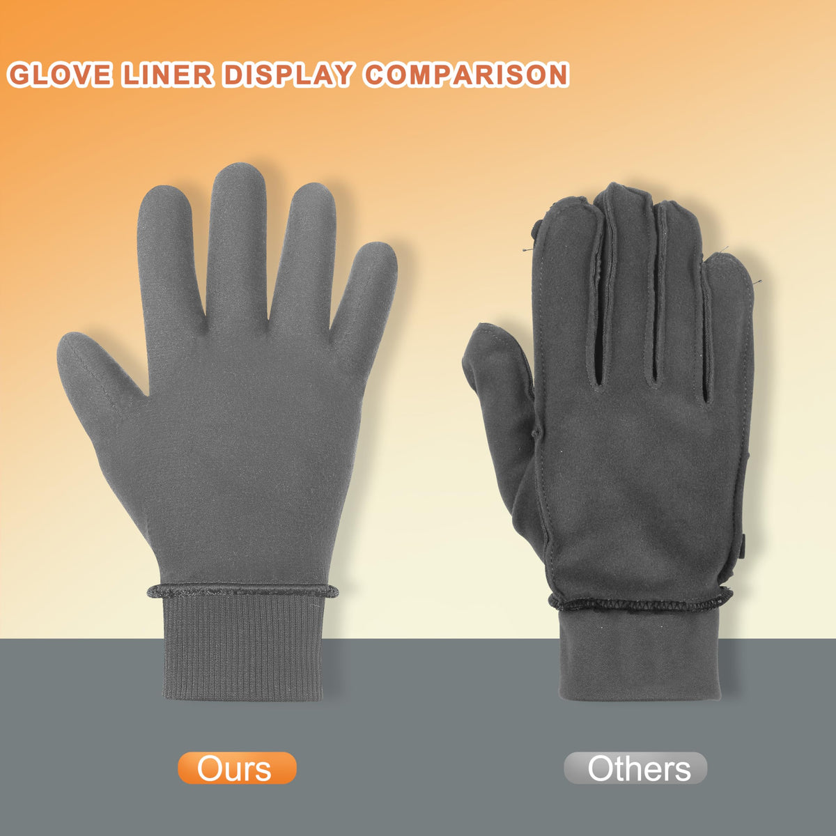 ihuan Winter Waterproof Gloves for Men Women Warm Running Cycling Snow Ski Gloves for Cold Weather, Thermal Windproof Material and Touch Screen Finger for Driving Snowboarding
