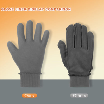 ihuan Winter Waterproof Gloves for Men Women Warm Running Cycling Snow Ski Gloves for Cold Weather, Thermal Windproof Material and Touch Screen Finger for Driving Snowboarding