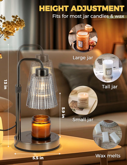 Candle Warmer Lamp with Timer, Electric Candle Lamp Home Decor