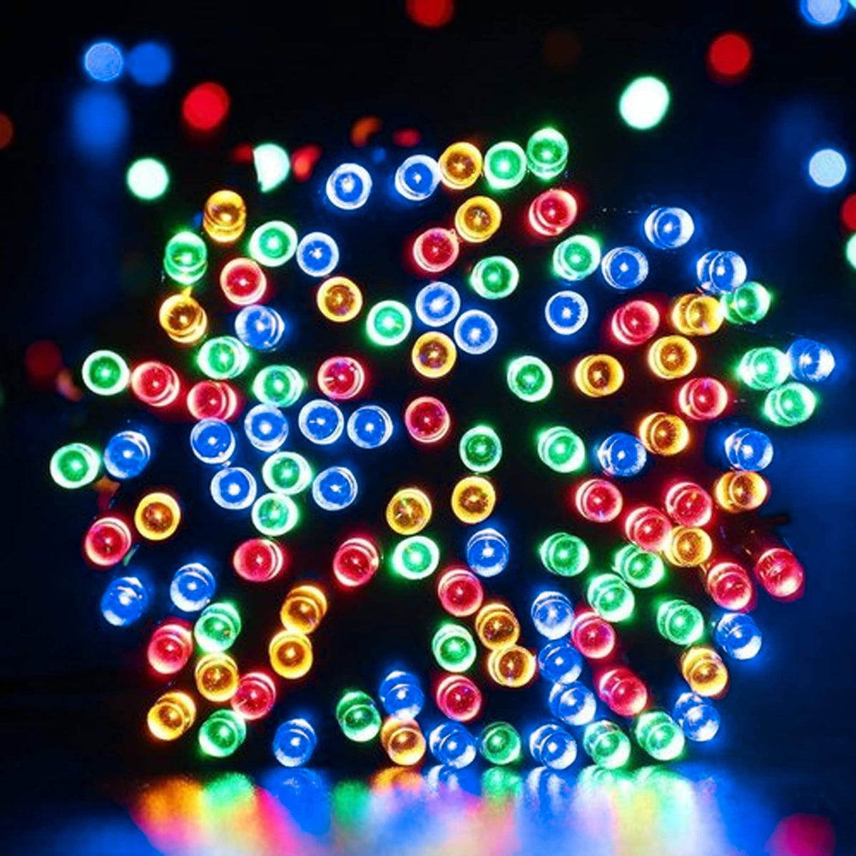Multicolor Christmas String Lights 164ft, 2000 LED, 8 Modes, Waterproof