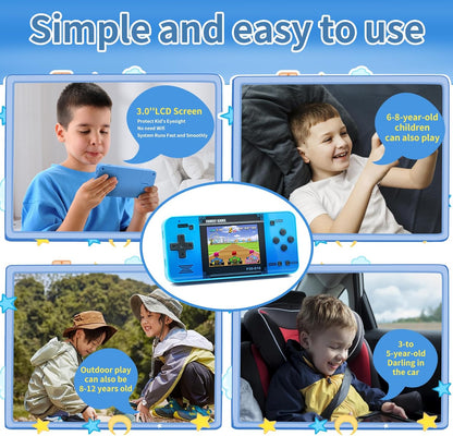 Handheld Game Console for Kids, 220 Retro Games, 3 in Screen
