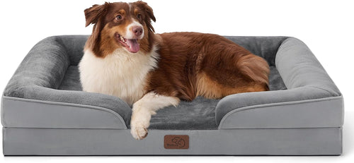 Orthopedic Dog Bed for Large Dogs, Washable Cover