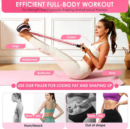 Pedal Resistance Bands with Handles Working Out Exercise Equipment for Legs