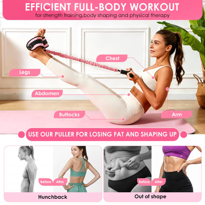 Pedal Resistance Bands with Handles Working Out Exercise Equipment for Legs