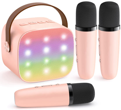 YLL Karaoke Machine for Kids, Birthday Gifts for Girls 3 4 5 6 7+Years Old