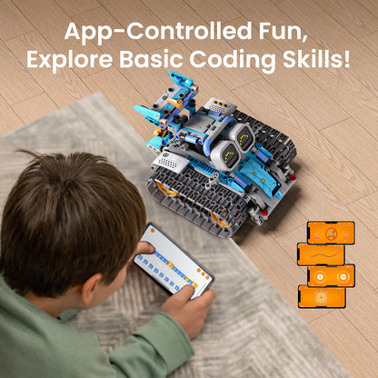 Sillbird STEM Robot Building Kit with Remote Control Gifts for Boys 8-14